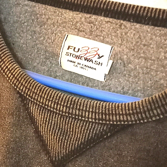 EUC Fuzzy Stonewash totem sweatshirt - Picture 3 of 5